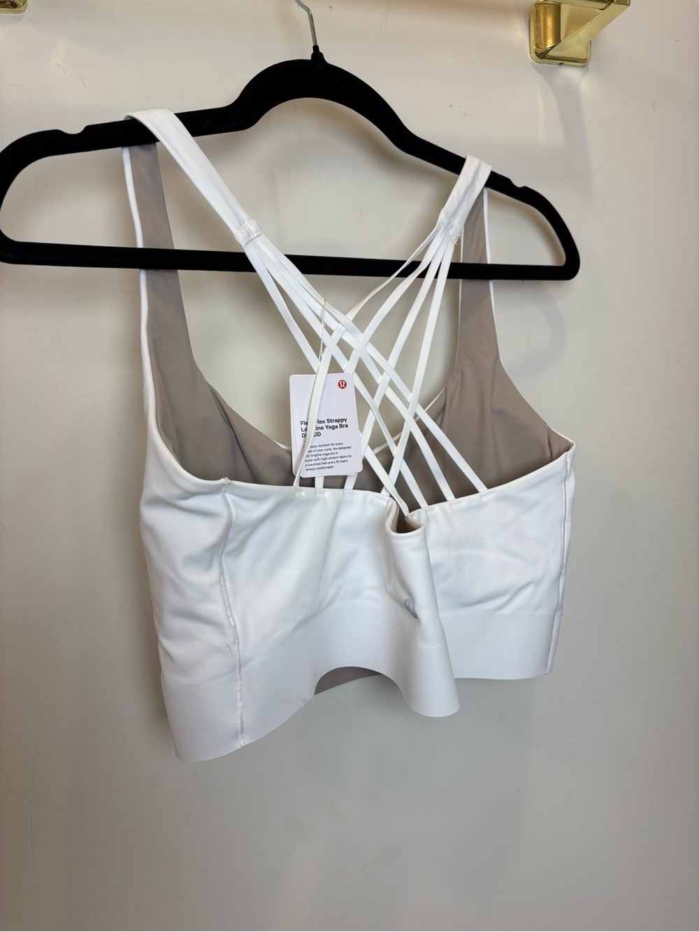 NWT Lululemon L/XL FlexyFlex Stappy Long Line Yoga Bra - Picture 2 of 5